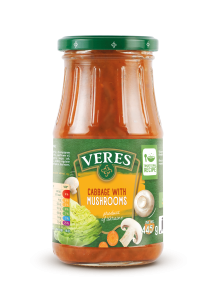 Закуска капуста тушкована з грибами