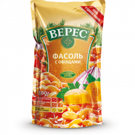 Baked beans with vegetables