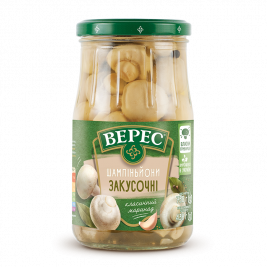 Шампiньйони маринованi  закусочнi