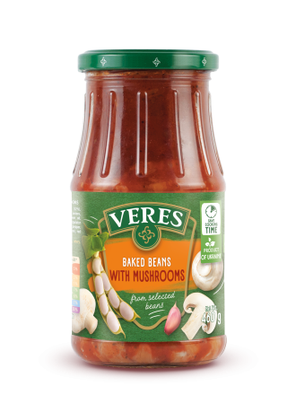 Квасоля з грибами