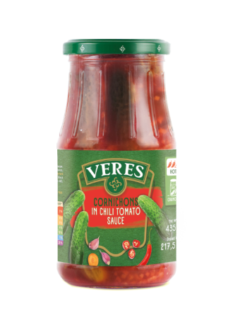 Огірки мариновані з кетчупом чилі