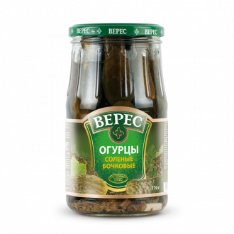 Огiрки солонi дiжковi