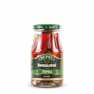Hot pickled peppers "Posolskyy"